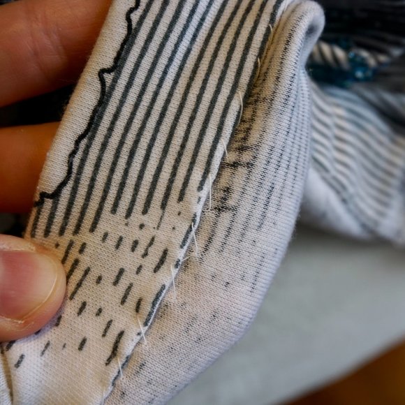 💚 VINTAGE BONNIE BOERER & CO. Beaded Boat/Map Top (M) - Picture 8 of 15